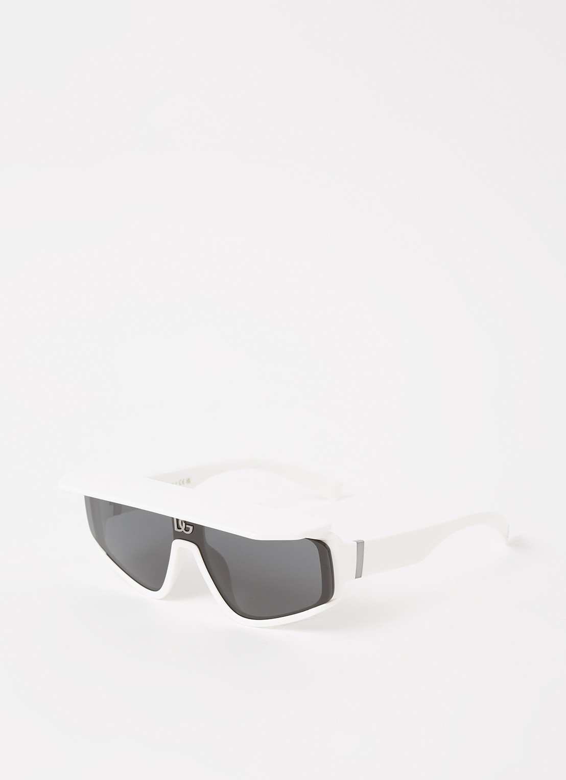 Dolce & Gabbana Zonnebril met afneembare zonneklep DG6177  - voorkant 3 wit
