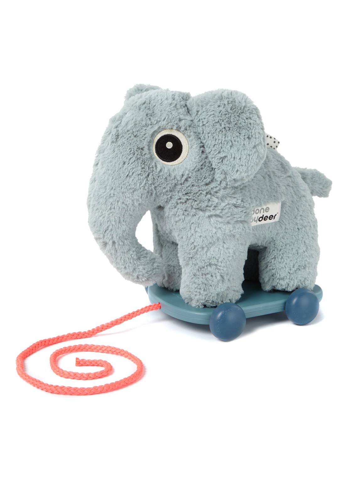 Done by Deer Elphee olifant op wielen  - voorkant blauw