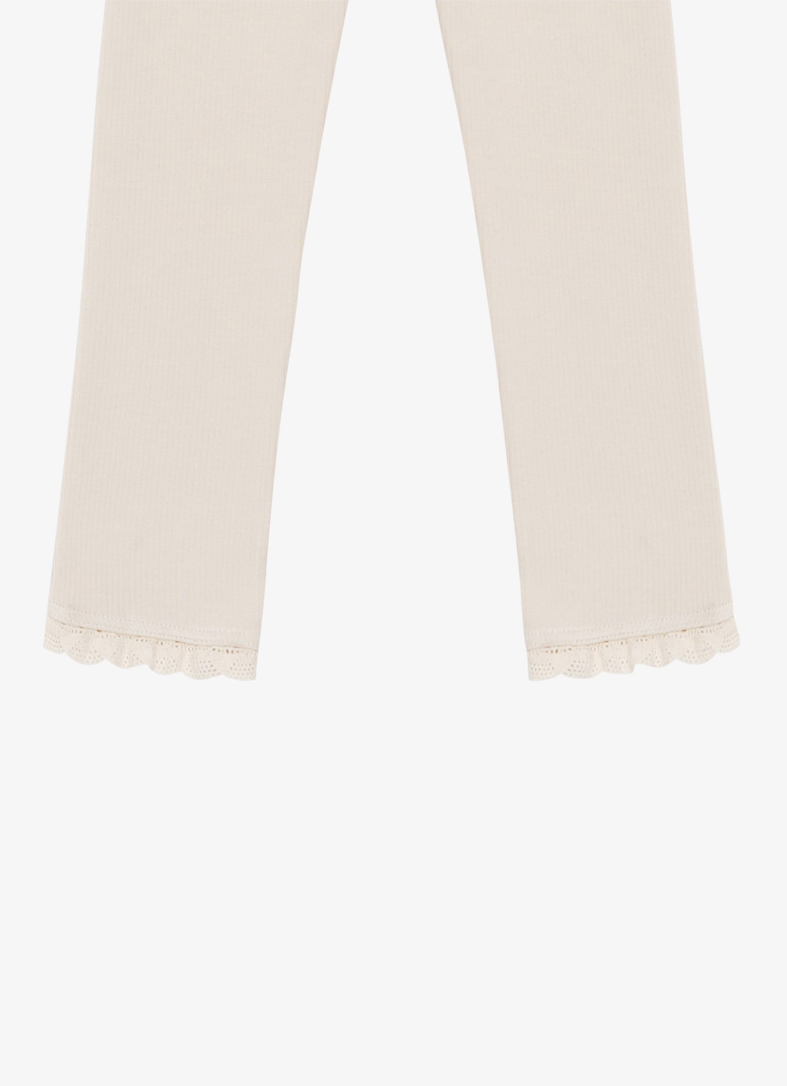 Donsje Amsterdam Affy legging in katoenblend - detail 5 beige