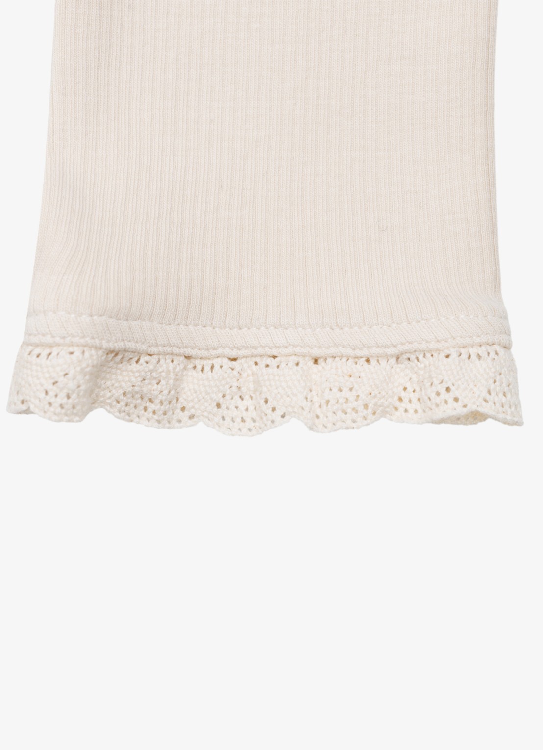 Donsje Amsterdam Affy legging in katoenblend - detail 6 beige