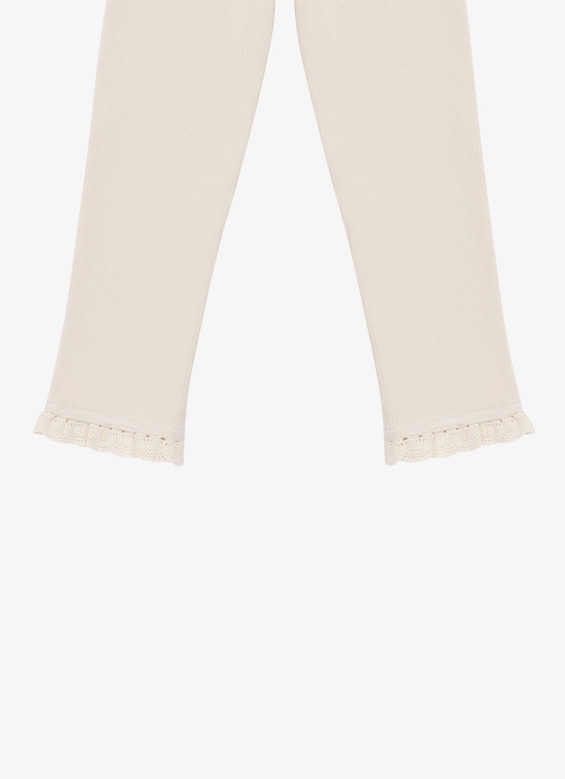 Donsje Amsterdam Affy legging in katoenblend - detail 7 beige