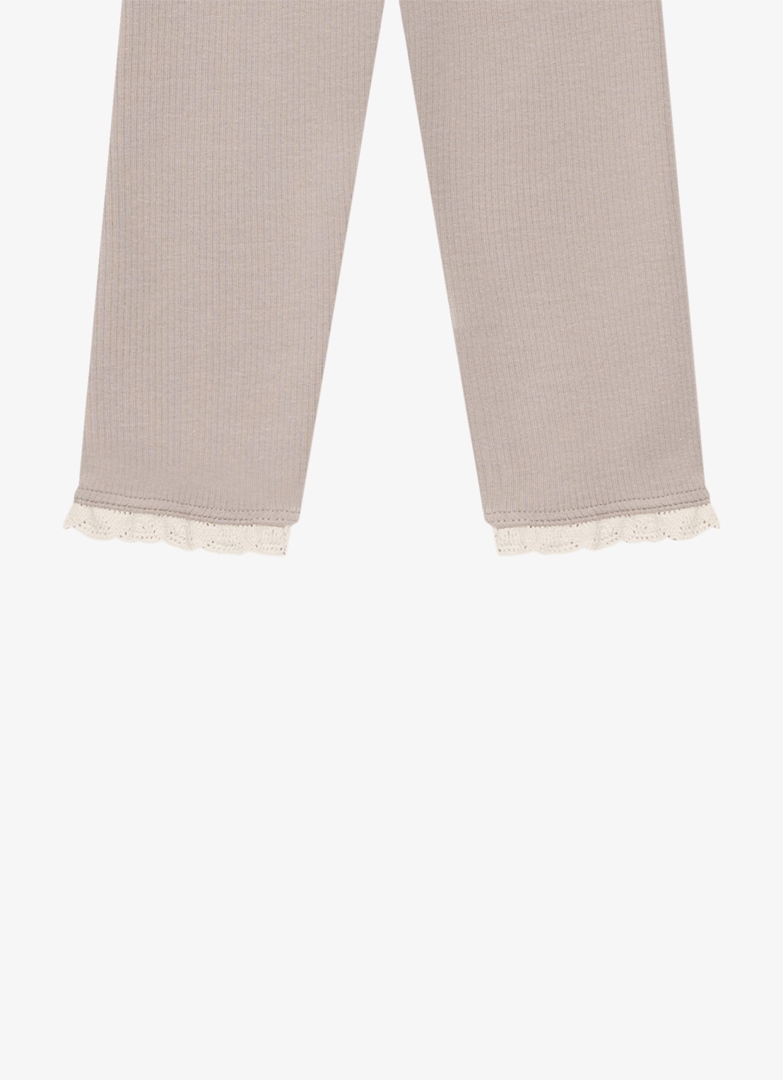 Donsje Amsterdam Affy legging met ribstructuur - detail oudroze