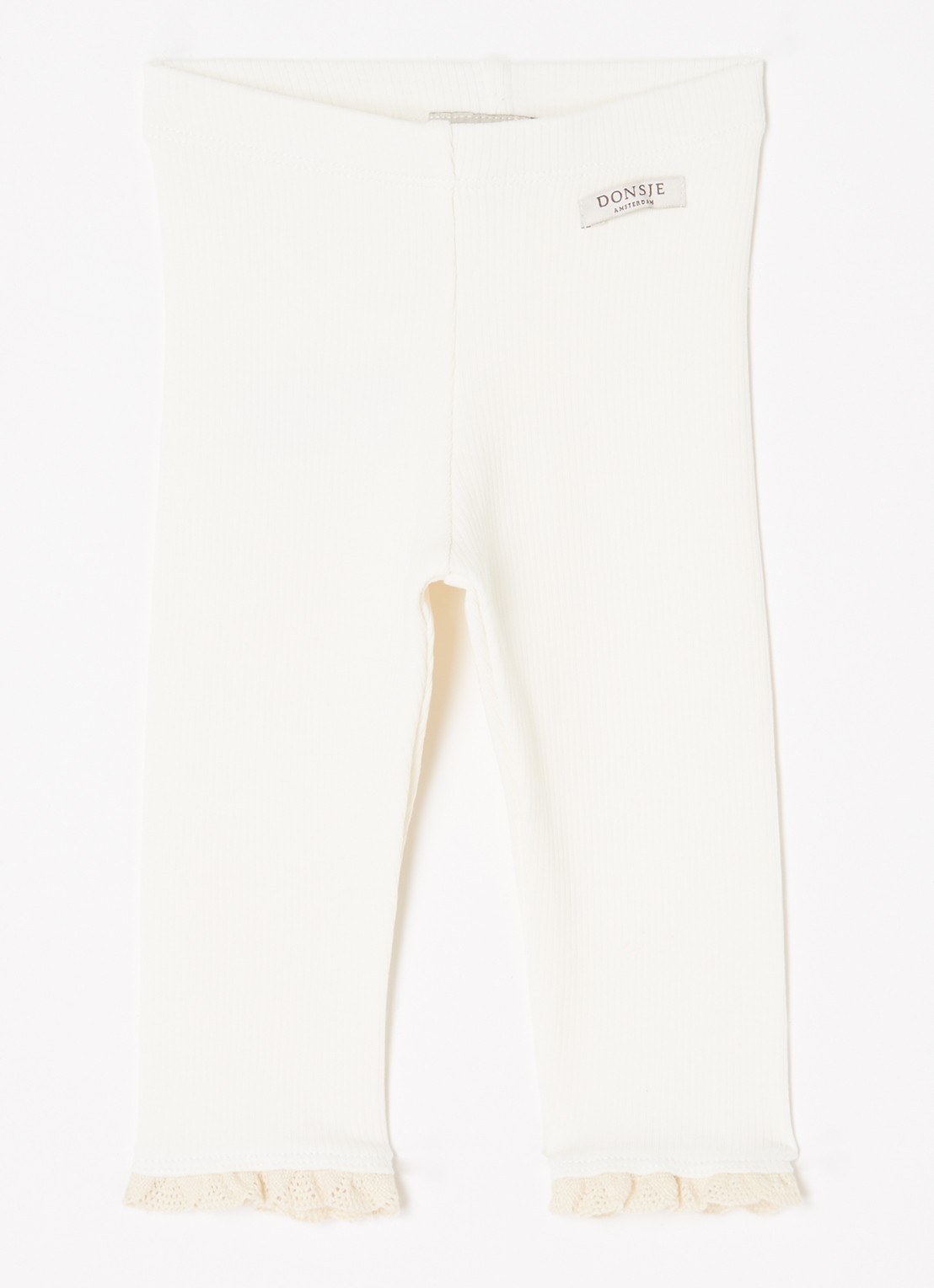 Donsje Amsterdam Affy Leggings - voorkant gebroken wit