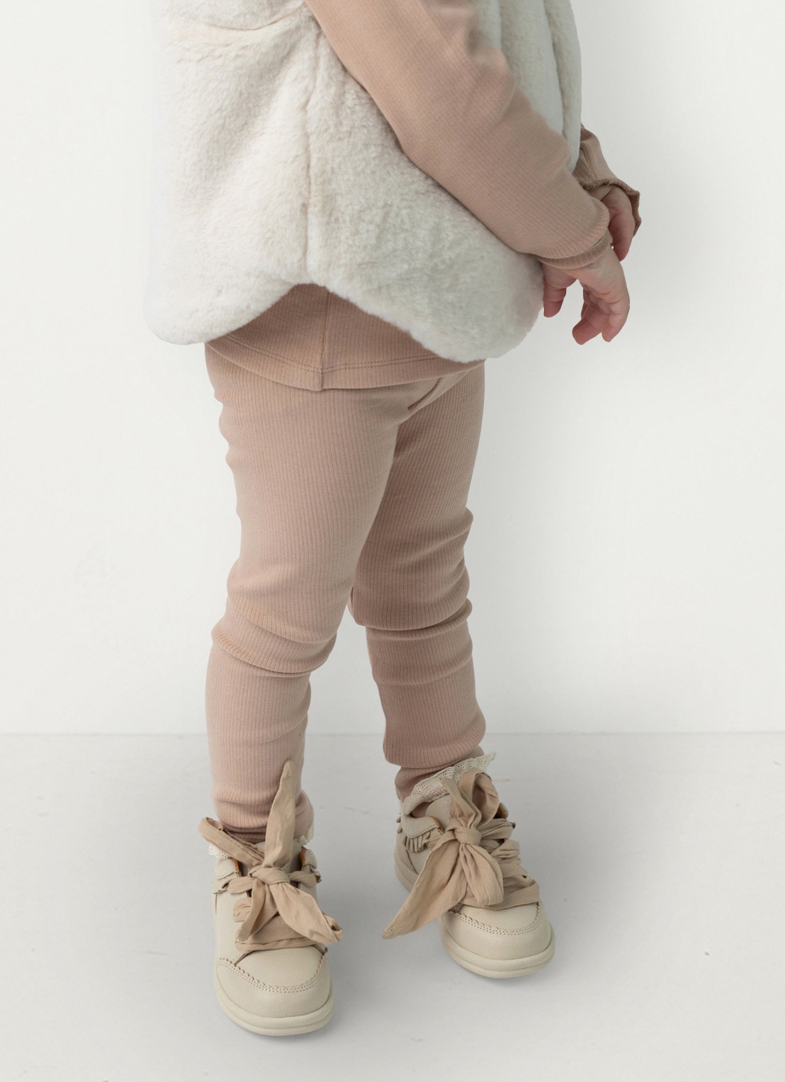 Donsje Amsterdam Affy Leggings - voorkant 3 zalmroze