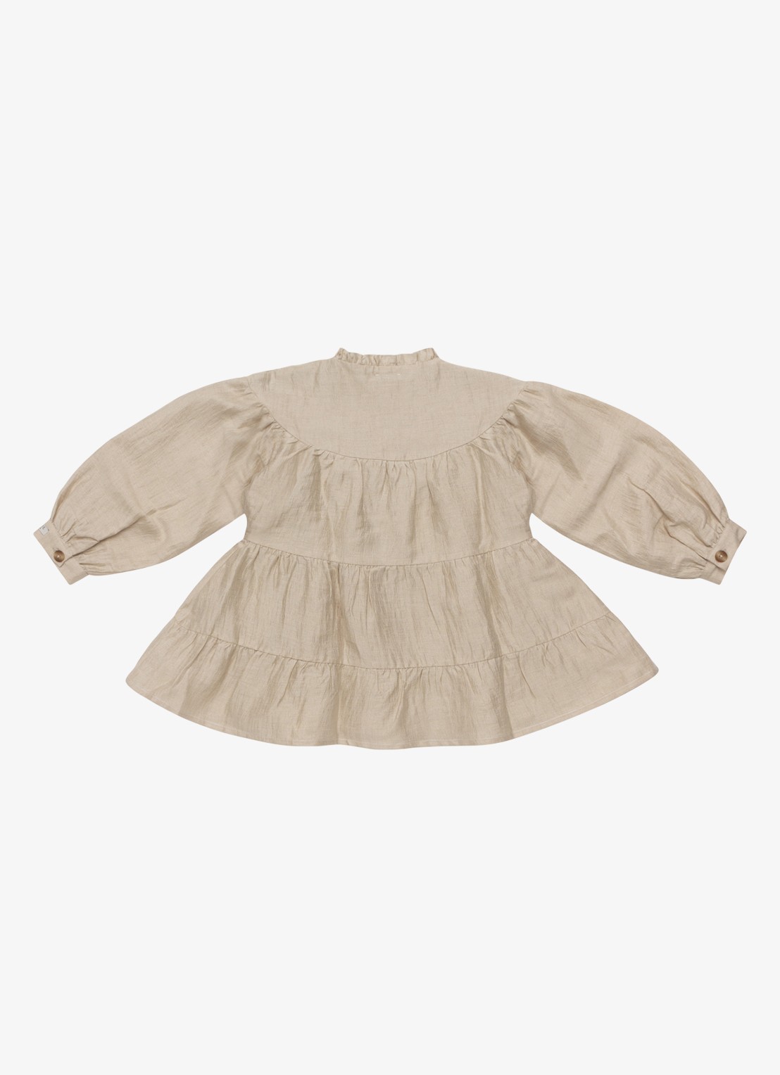 Donsje Amsterdam Aubrielle Dress - achterkant 4 naturel
