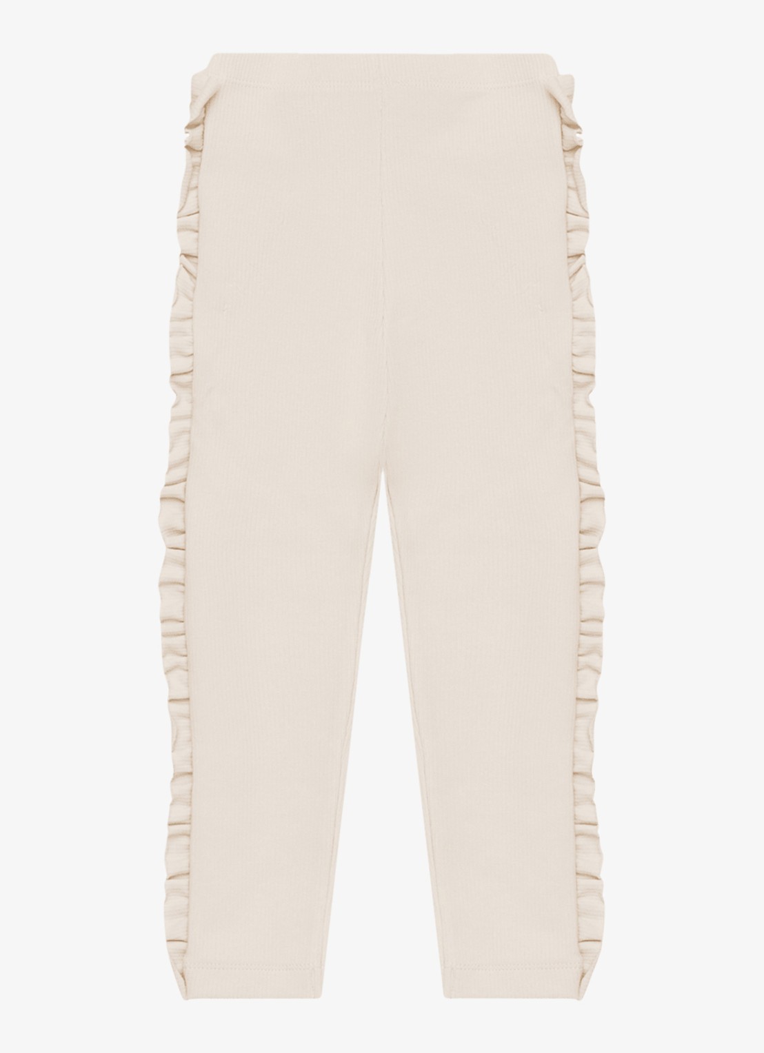 Donsje Amsterdam Audun legging met ruches - achterkant 2 creme