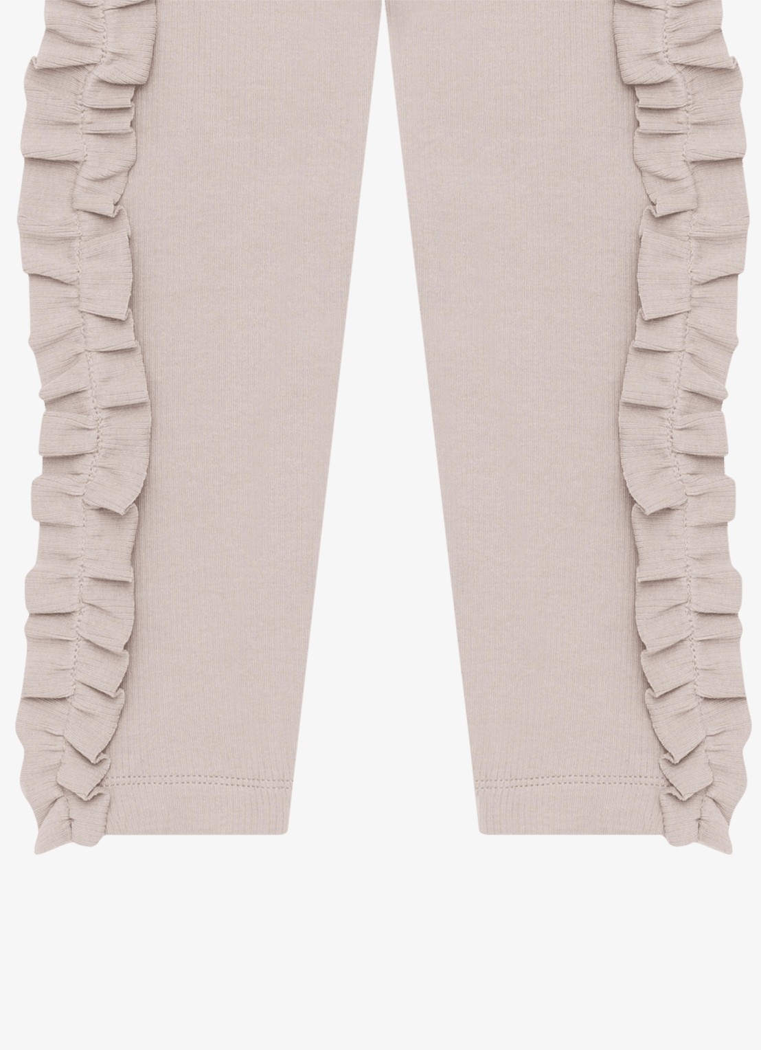 Donsje Amsterdam Audun legging met ruches - detail 2 oudroze