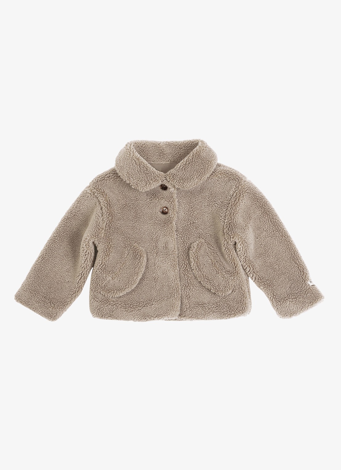 Donsje Amsterdam Bento jack van teddy - voorkant 2 taupe