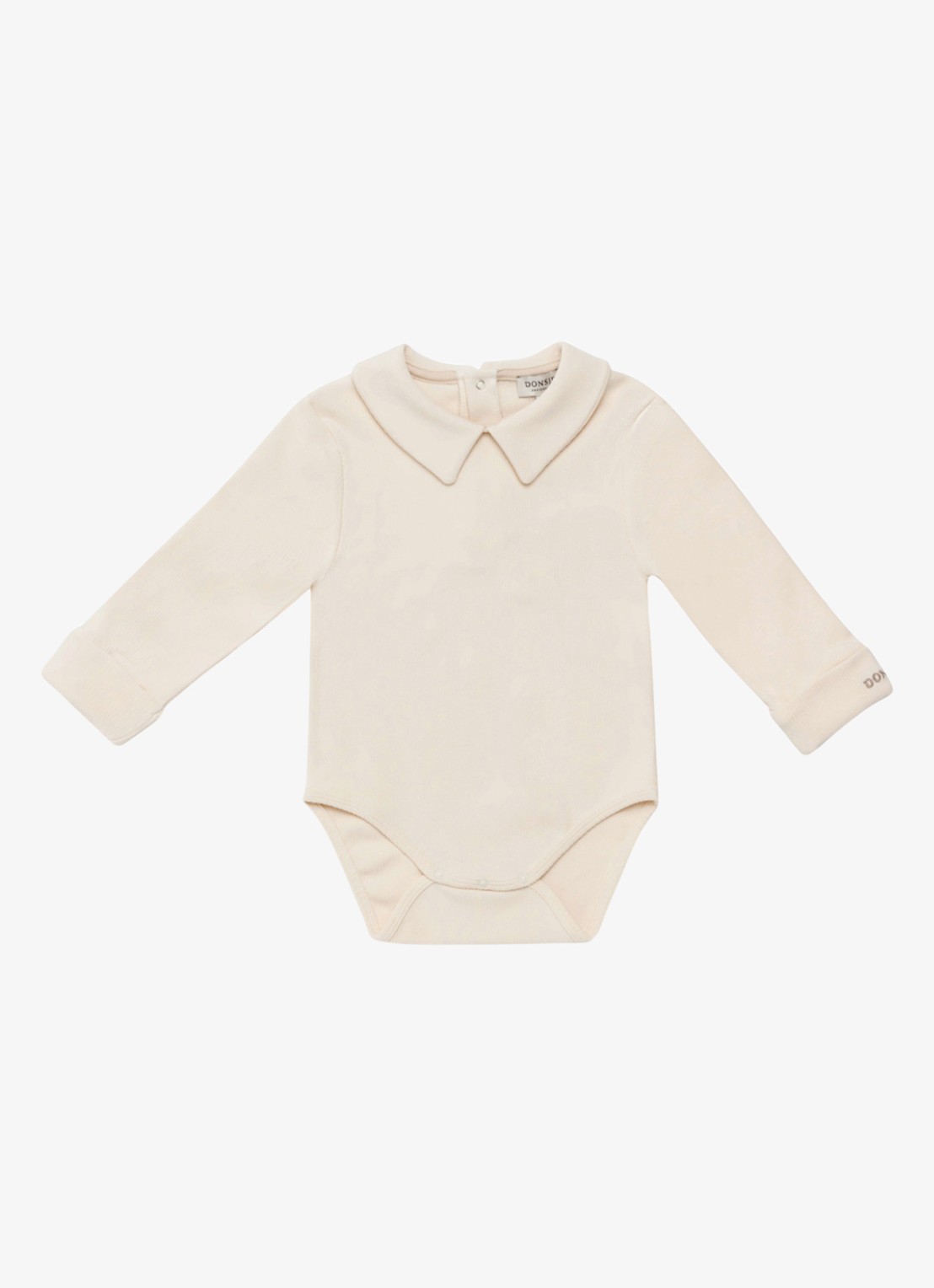 Donsje Amsterdam Bienkes romper in katoenblend - voorkant 4 wit