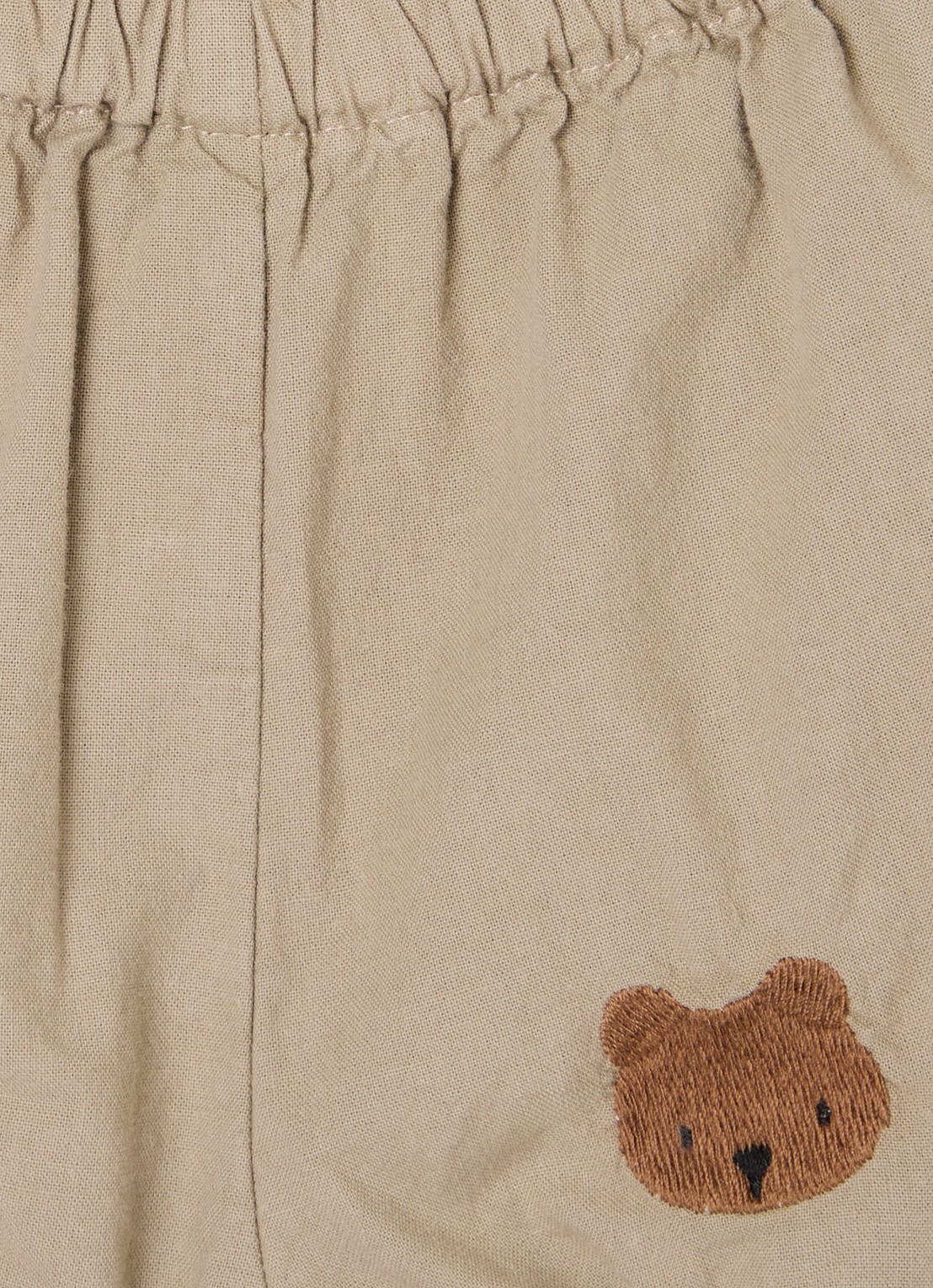 Donsje Amsterdam Carson bloomer van  katoen - detail 4 khaki