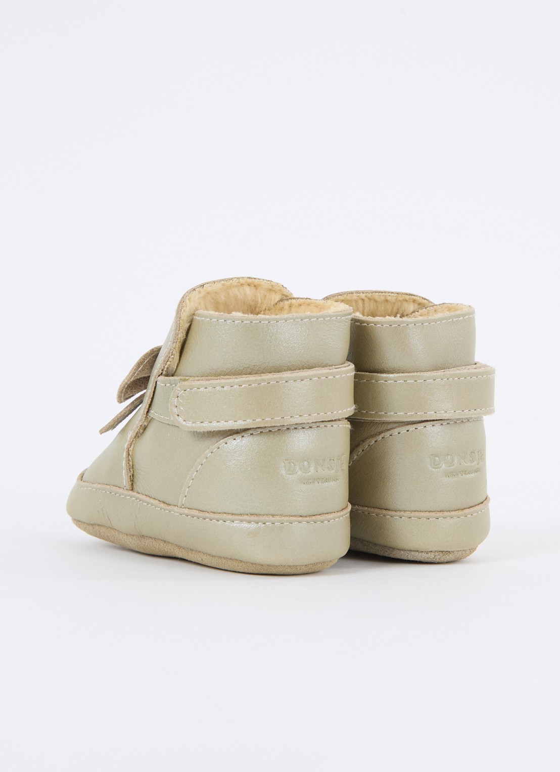 Donsje Amsterdam Cubow Booties - achterkant 6 khaki