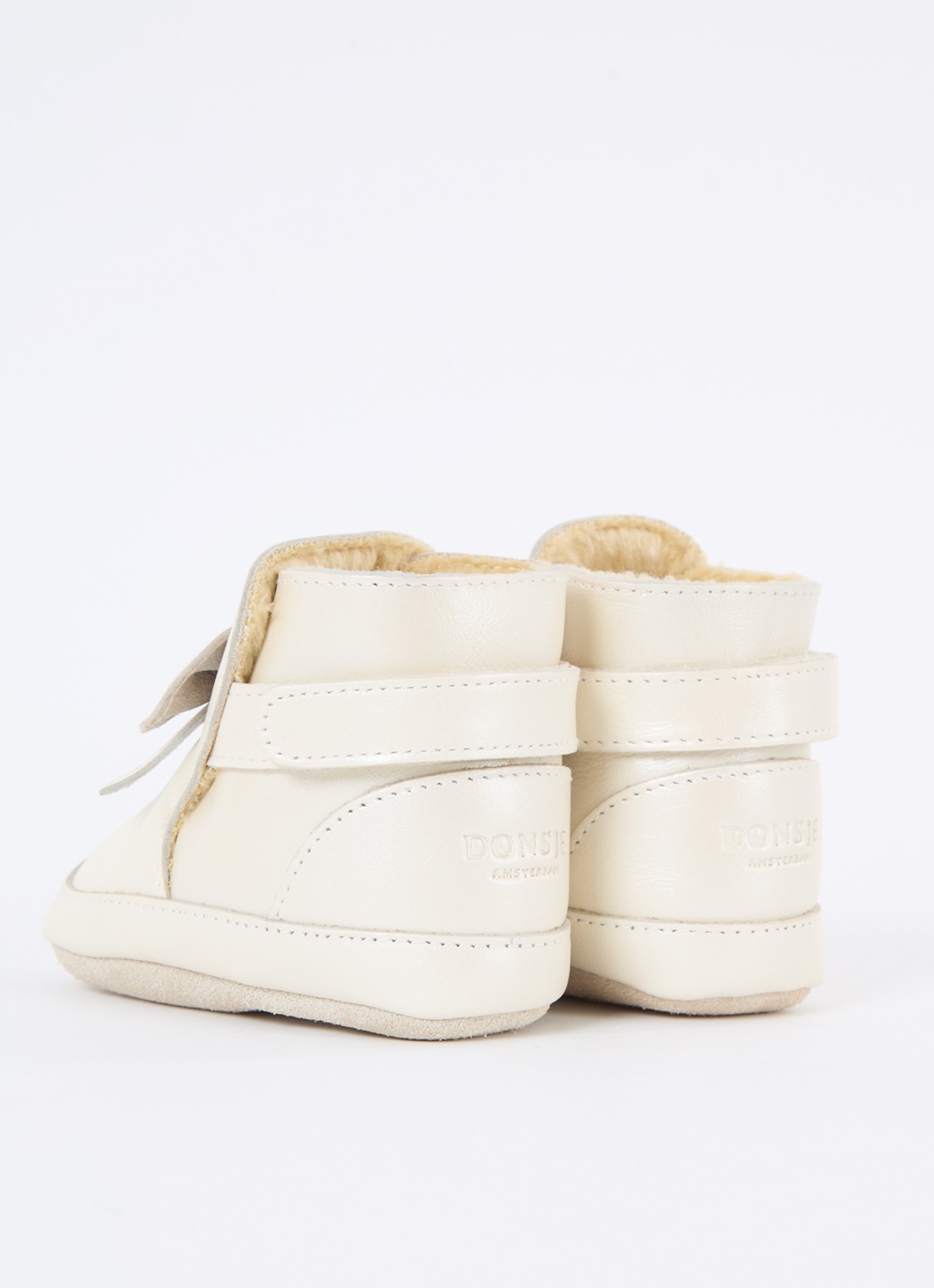 Donsje Amsterdam Cubow Booties - achterkant 10 gebroken wit