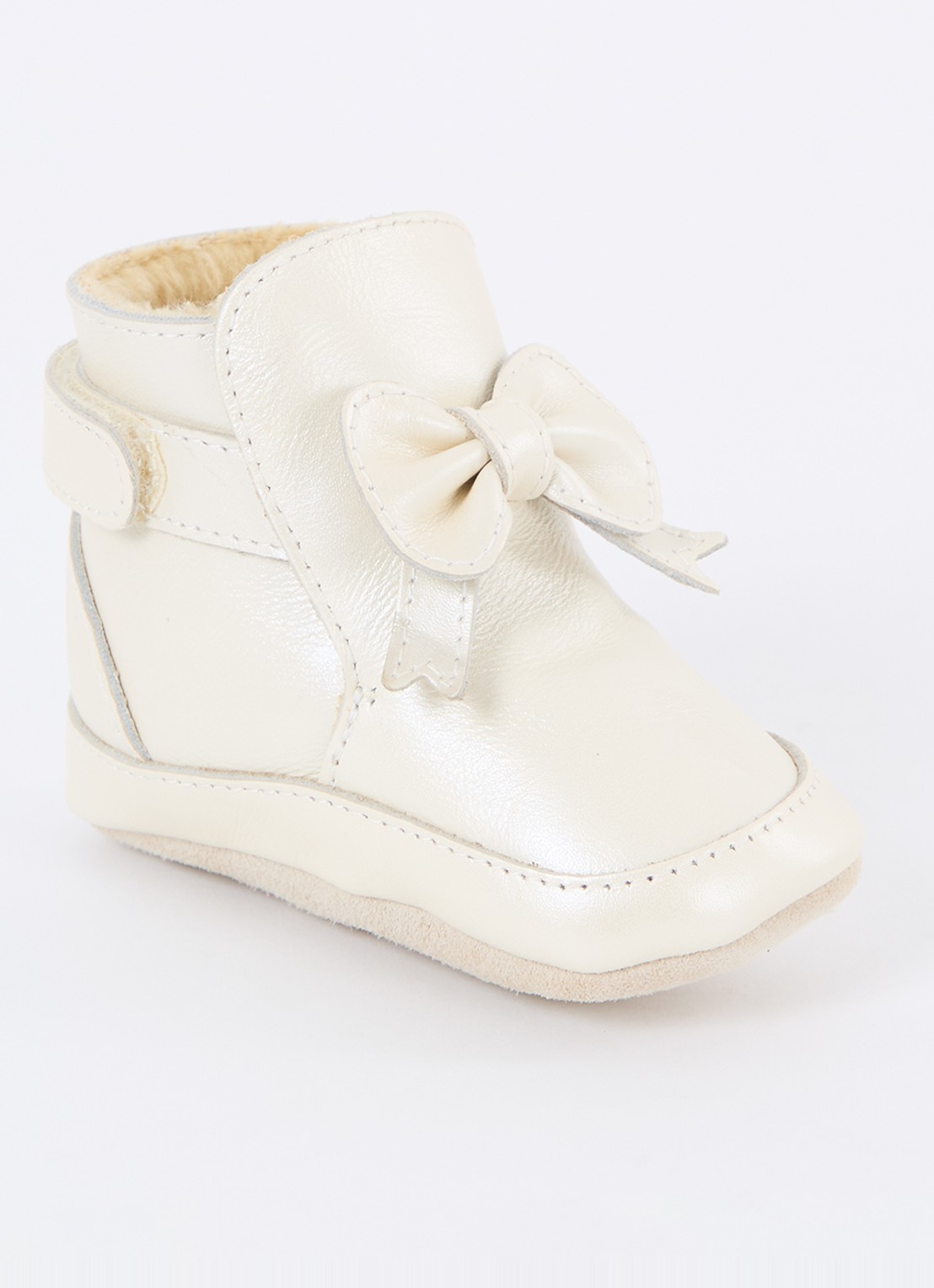 Donsje Amsterdam Cubow Booties - voorkant 2 gebroken wit