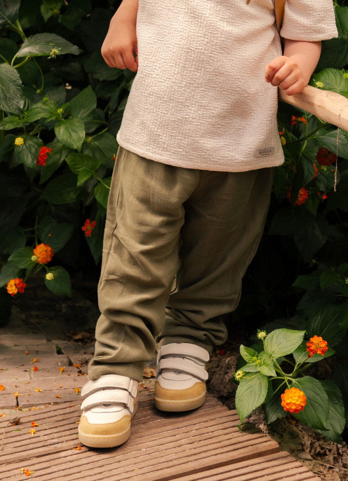 Donsje Amsterdam Dado pantalon met steekzakken - detail 3 groen