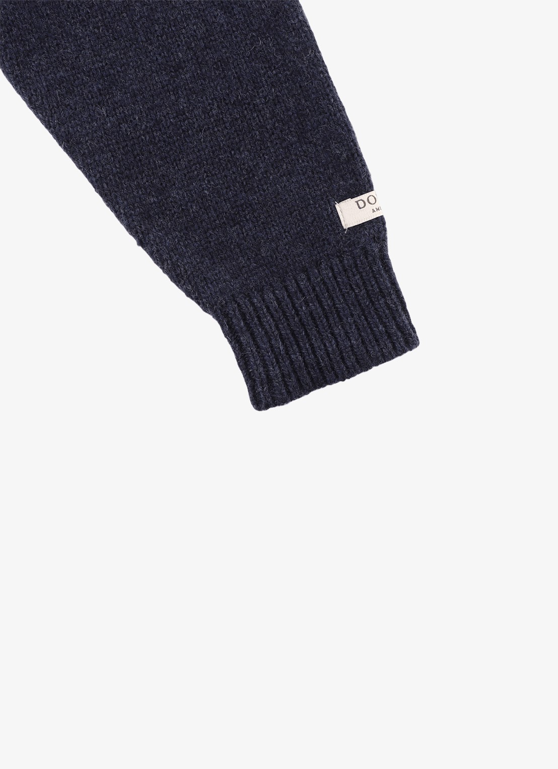 Donsje Amsterdam Denn fijngebreide trui van merino wol - detail 8 donkerblauw