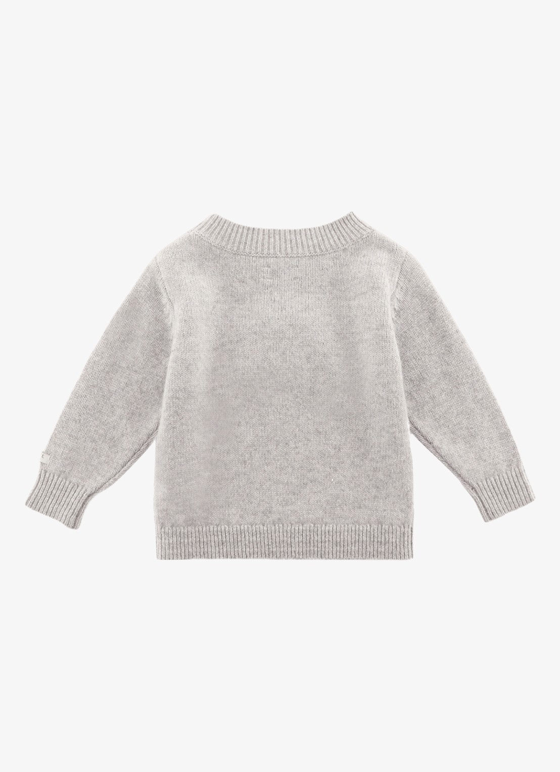 Donsje Amsterdam Denn Merino Wool Sweater | Lammy - achterkant 6 grijsmele