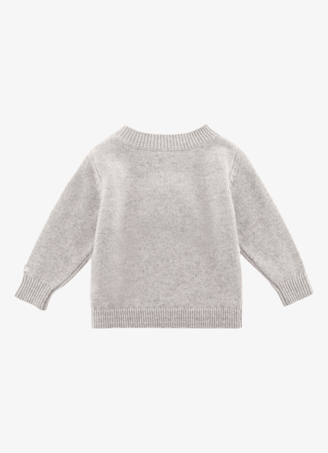 Donsje Amsterdam Denn Merino Wool Sweater | Lammy - achterkant 7 grijsmele