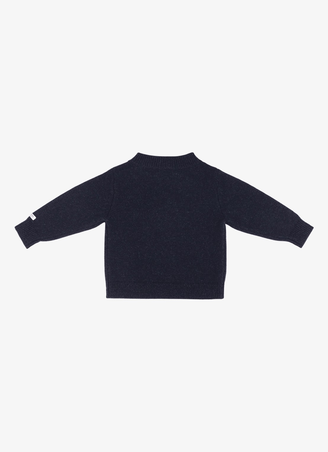 Donsje Amsterdam Denn Merino Wool Sweater | Lammy - achterkant 6 donkerblauw