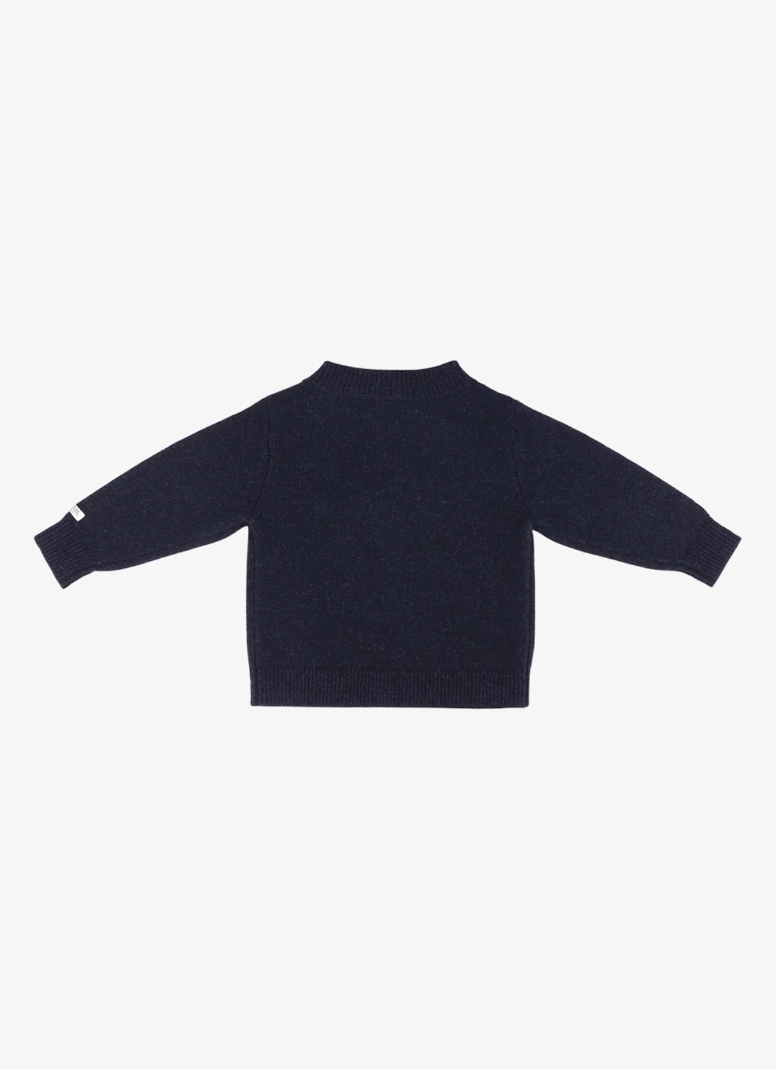 Donsje Amsterdam Denn Merino Wool Sweater | Lammy - achterkant 7 donkerblauw