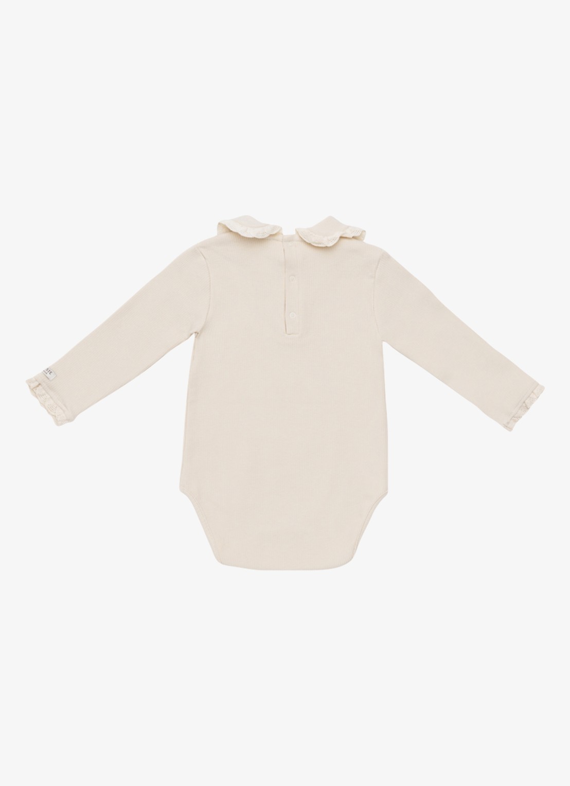 Donsje Amsterdam Diete romper met kraag - achterkant beige