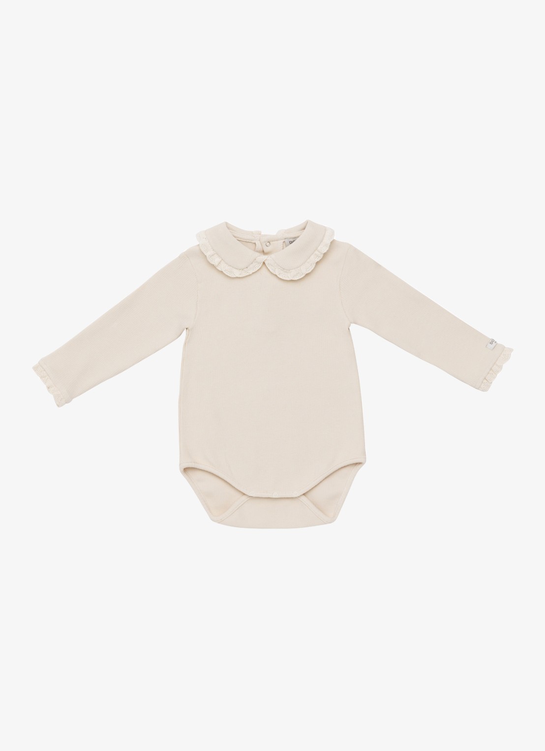 Donsje Amsterdam Diete romper met kraag - voorkant 4 beige