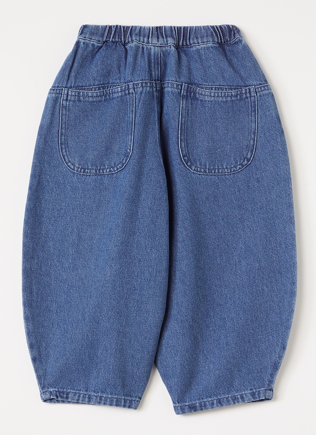 Donsje Amsterdam Dinotje balloon fit jeans - voorkant 3 blauw