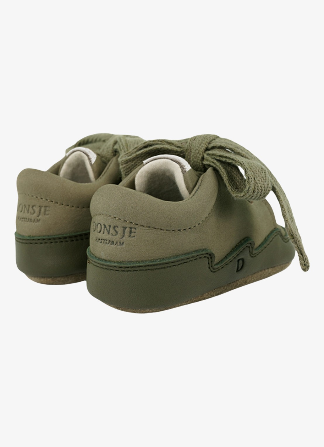 Donsje Amsterdam Duuk sneaker van leer - detail 4 beige