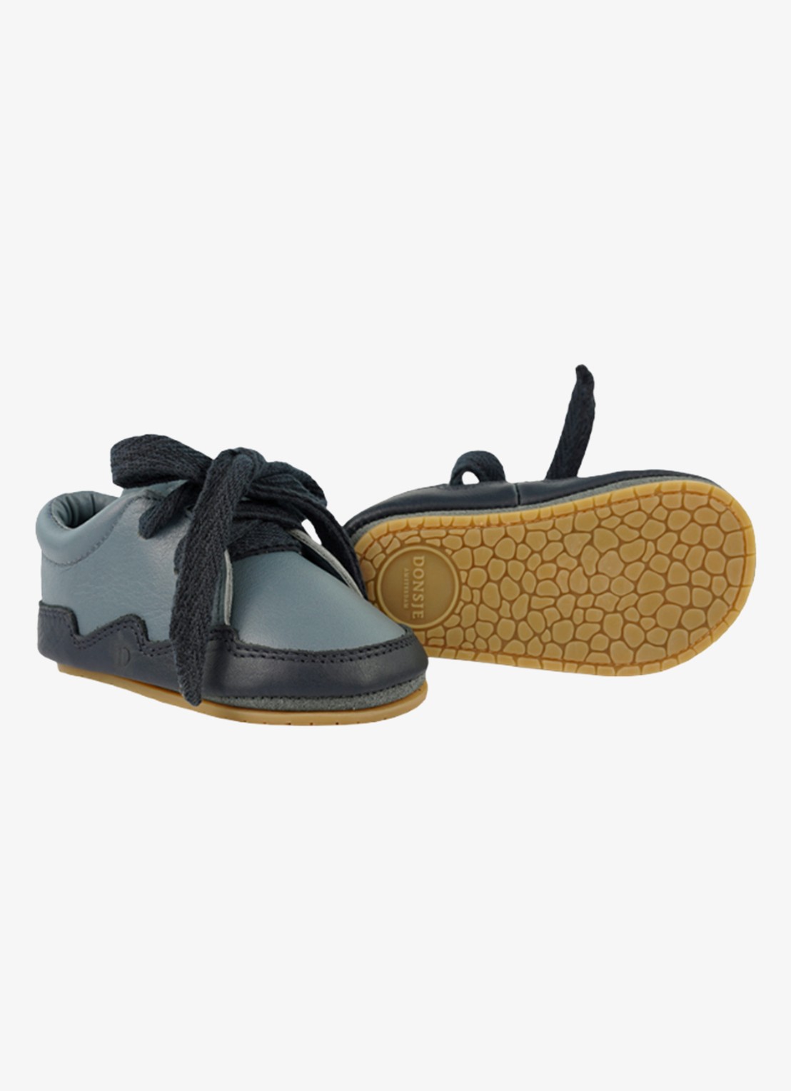 Donsje Amsterdam Duuk sneaker van leer - detail 3 blauw