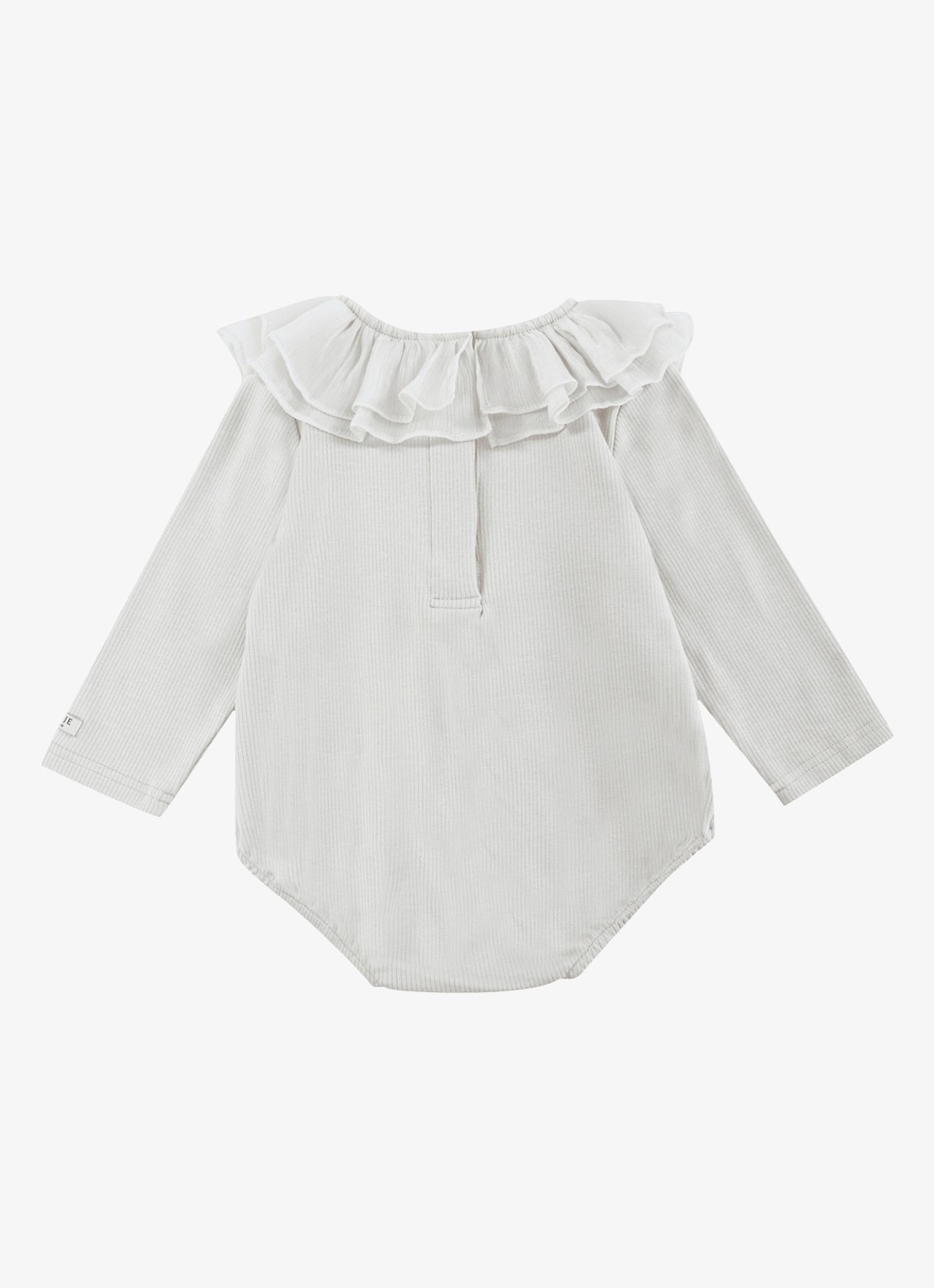Donsje Amsterdam Fabien romper met volant - achterkant 3 beige