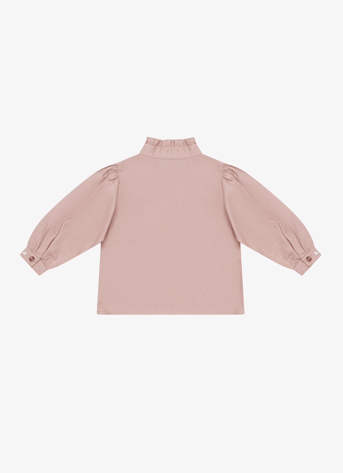 Donsje Amsterdam Fini blouse met opstaande kraag - achterkant 2 roze