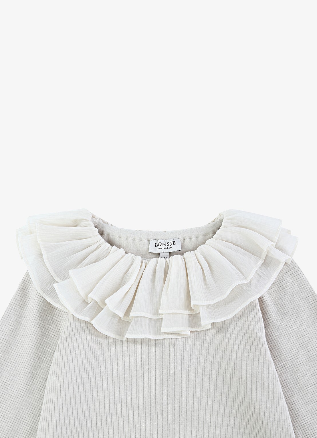 Donsje Amsterdam Florentien Top - detail 3 beige
