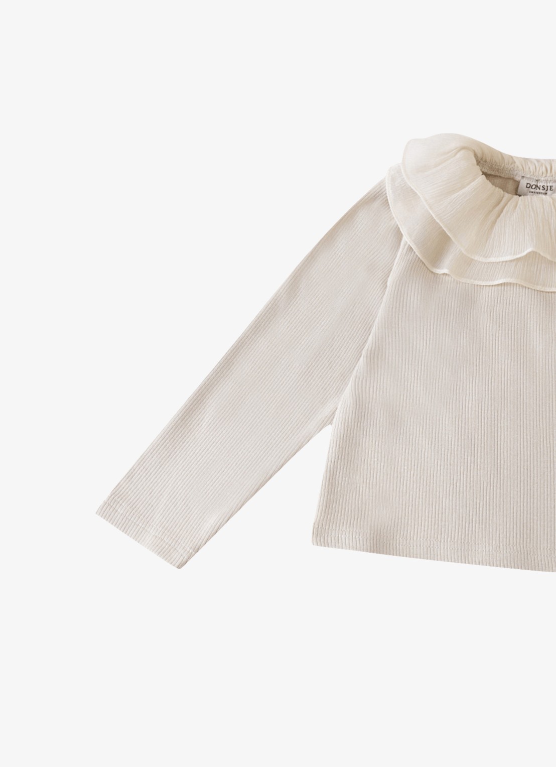 Donsje Amsterdam Florentien Top - detail 5 beige