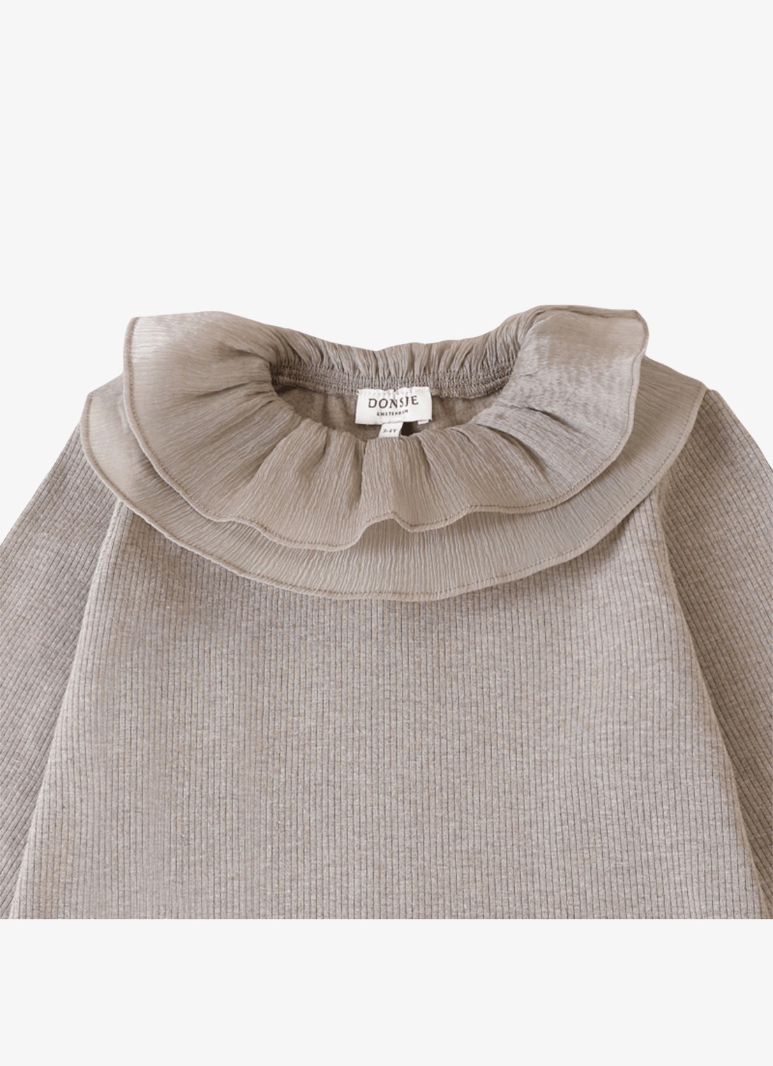Donsje Amsterdam Florentien Top - detail 4 bruin