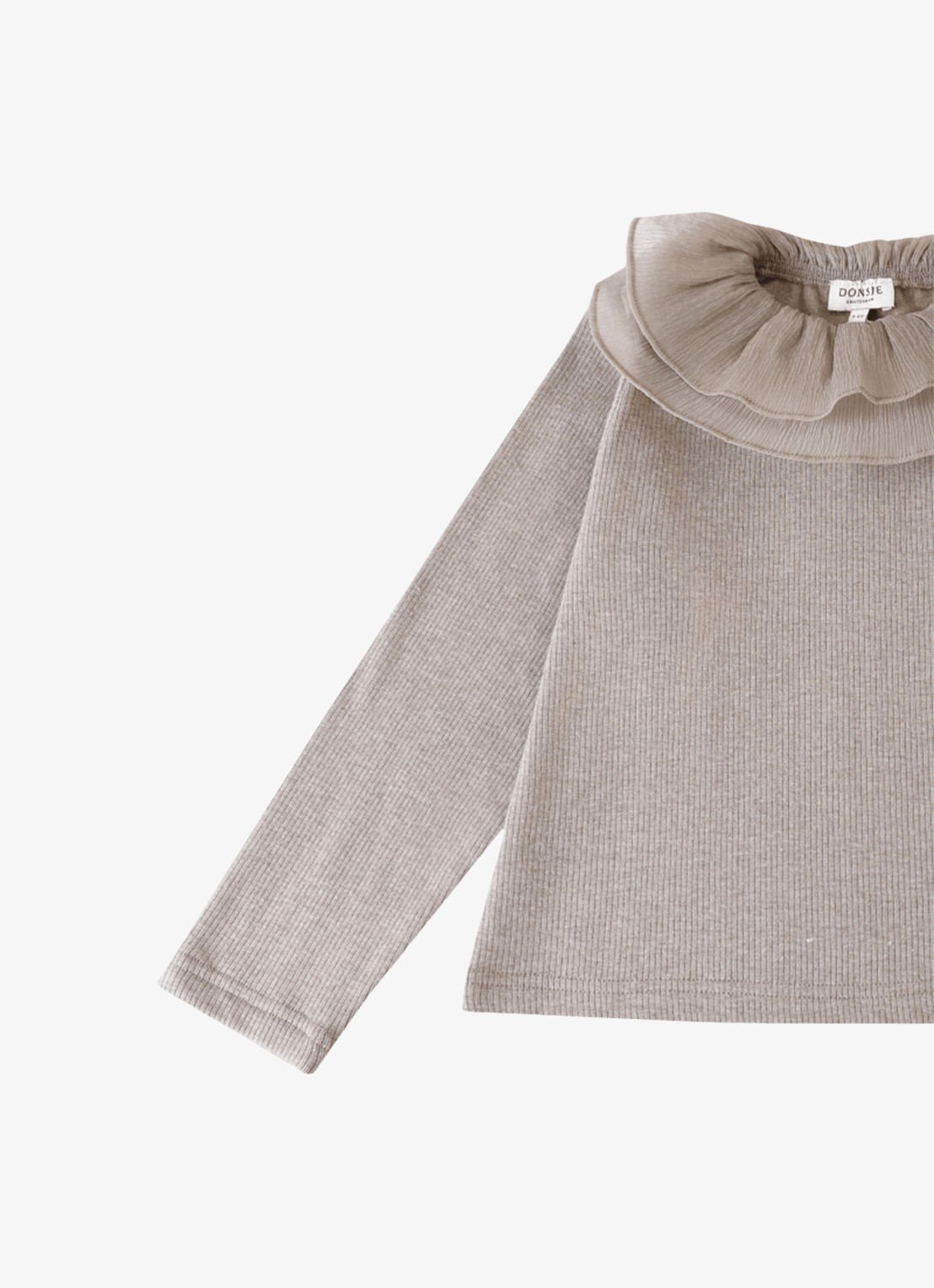 Donsje Amsterdam Florentien Top - detail 5 bruin