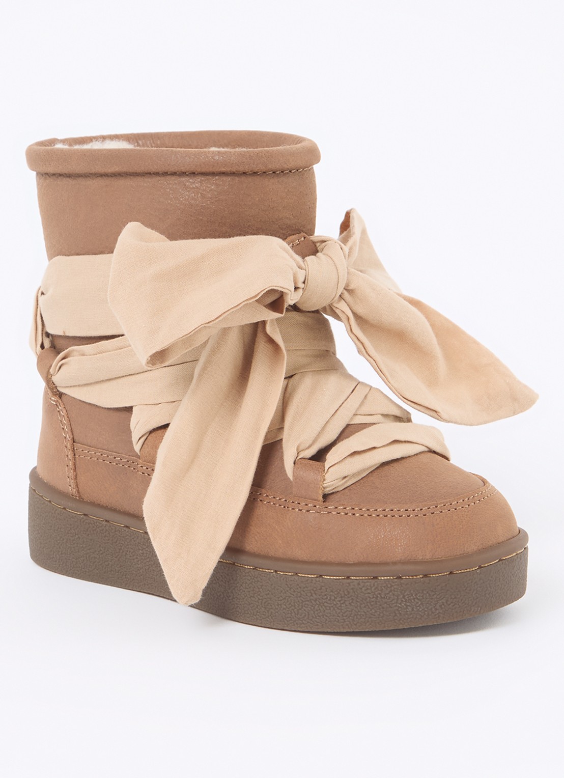 Donsje Amsterdam Ganza Boots - voorkant 3 hazelnootbruin