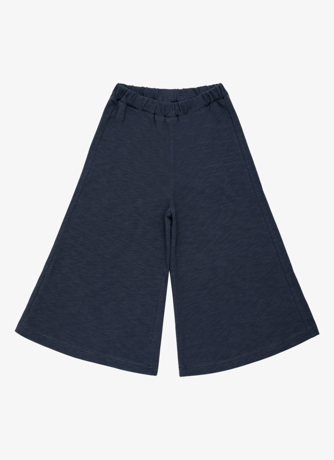 Donsje Amsterdam Hoyien wide fit broek van katoen - voorkant donkerblauw