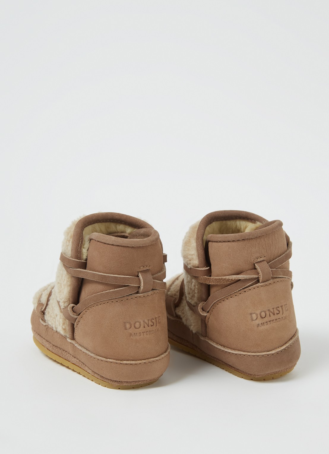 Donsje Amsterdam Inuk babyschoentje van leer - detail 9 bruin