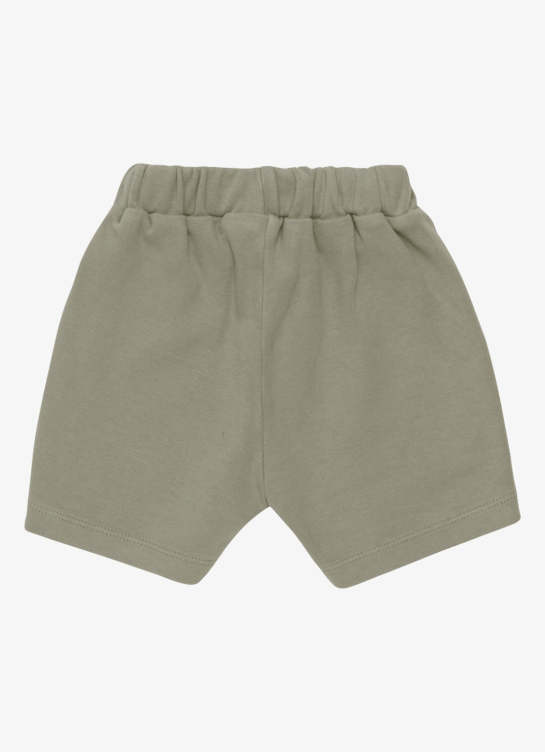 Donsje Amsterdam Ithri Bear straight fit korte joggingbroek van katoen - achterkant 2 groen
