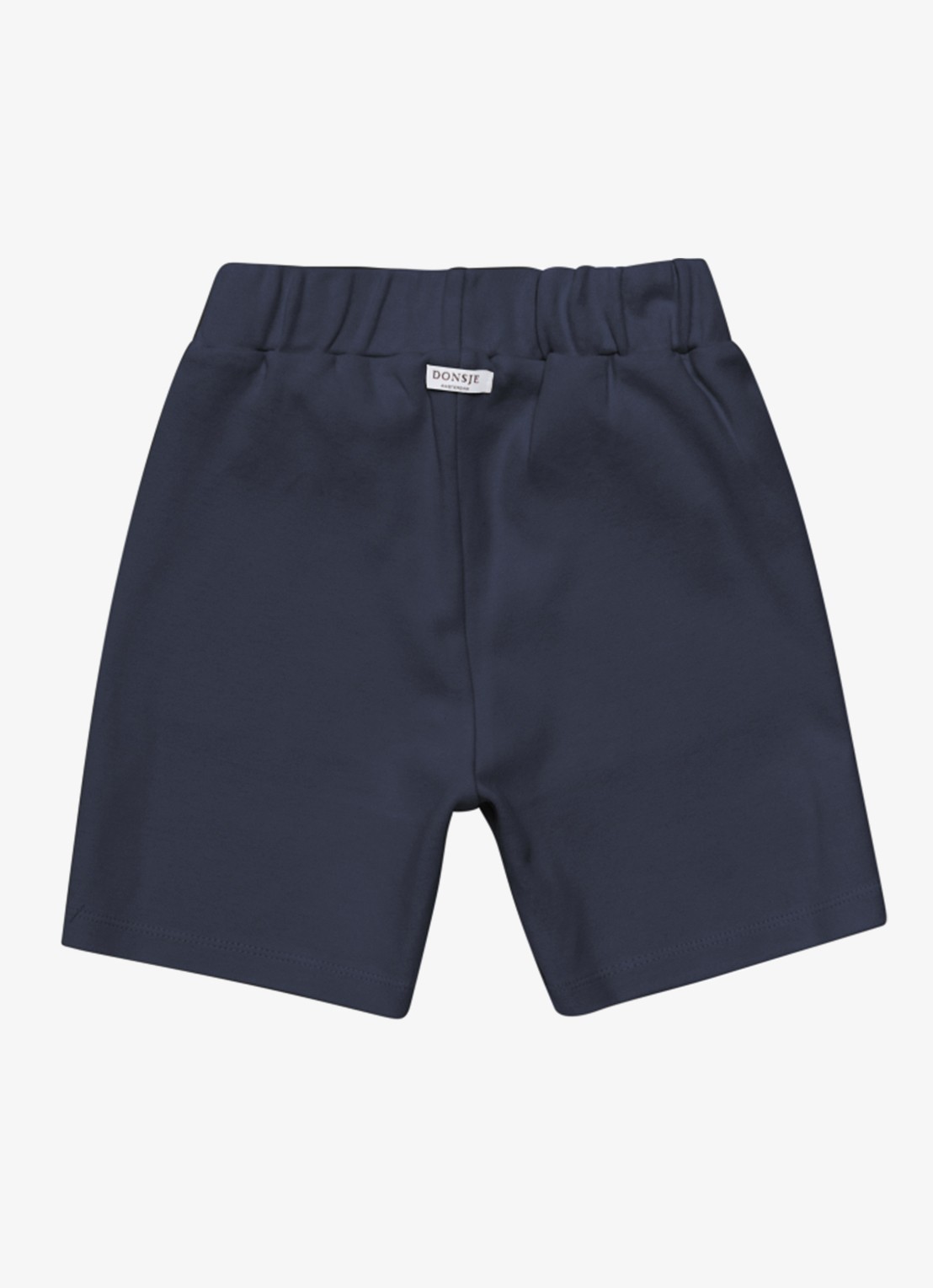 Donsje Amsterdam Ithri Koala straight fit korte joggingbroek van katoen - achterkant donkerblauw