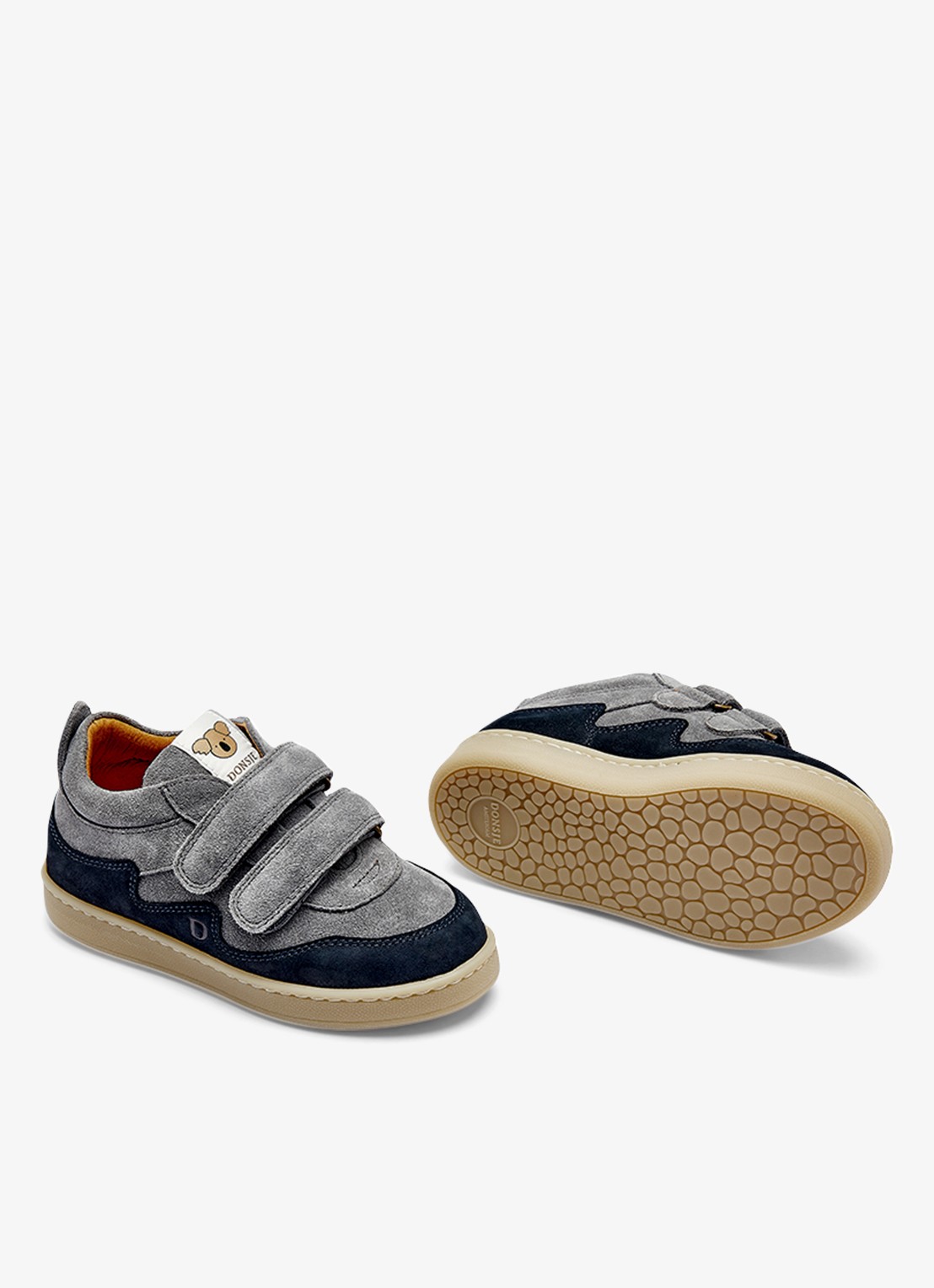 Donsje Amsterdam Ivalo sneaker van leer - detail 6 lichtblauw