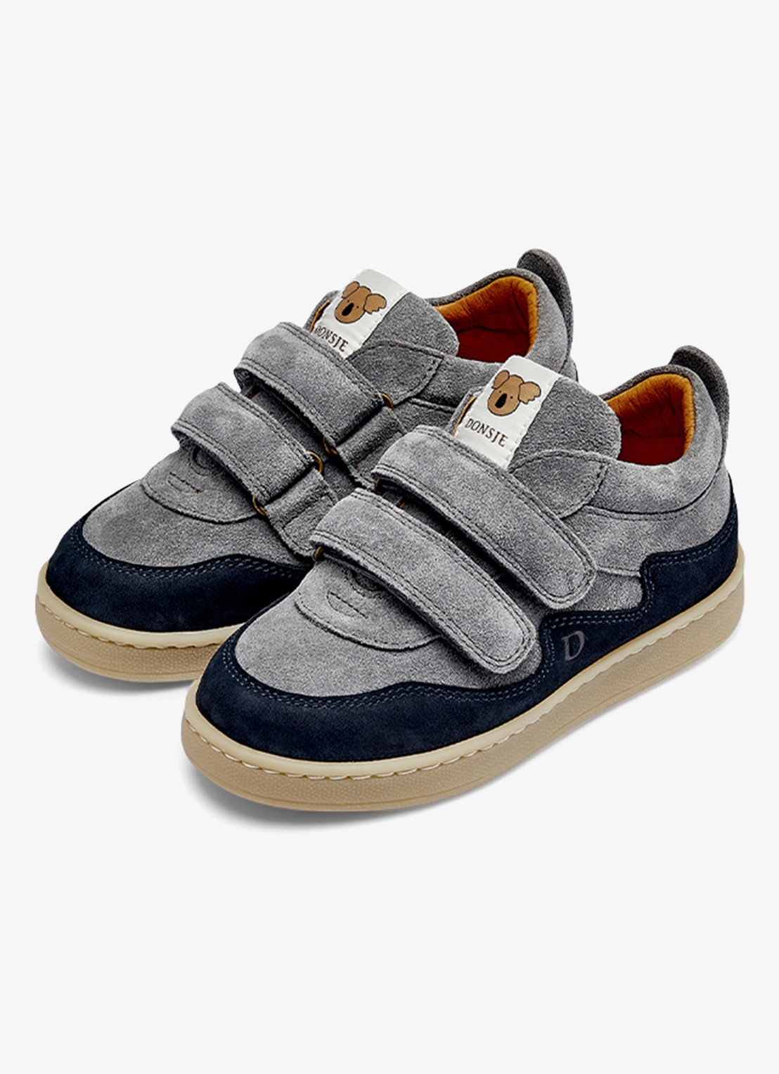 Donsje Amsterdam Ivalo sneaker van leer - voorkant lichtblauw