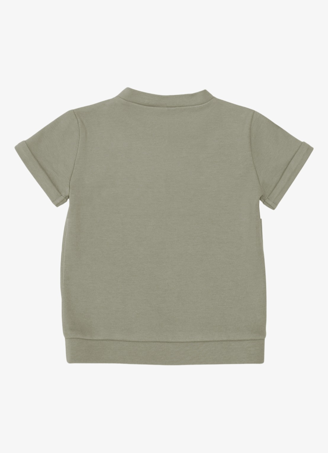 Donsje Amsterdam Jarne Bear t-shirt van katoen  - achterkant 5 groen