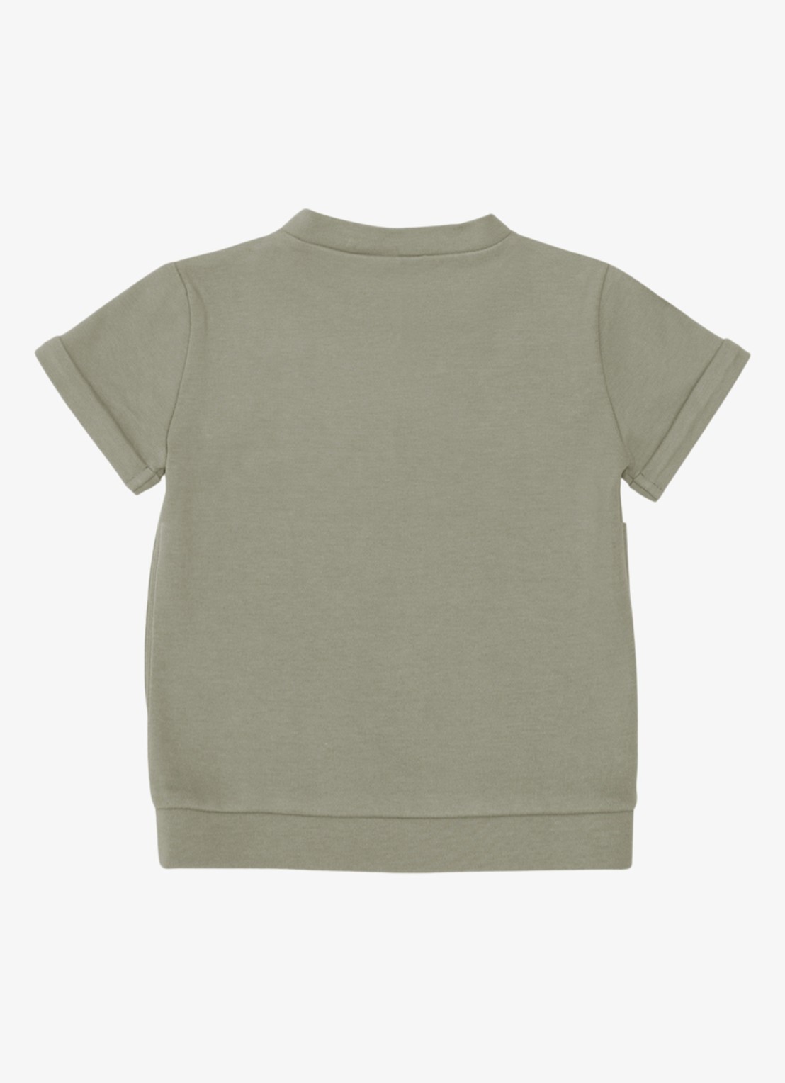 Donsje Amsterdam Jarne Bear t-shirt van katoen  - achterkant 6 groen