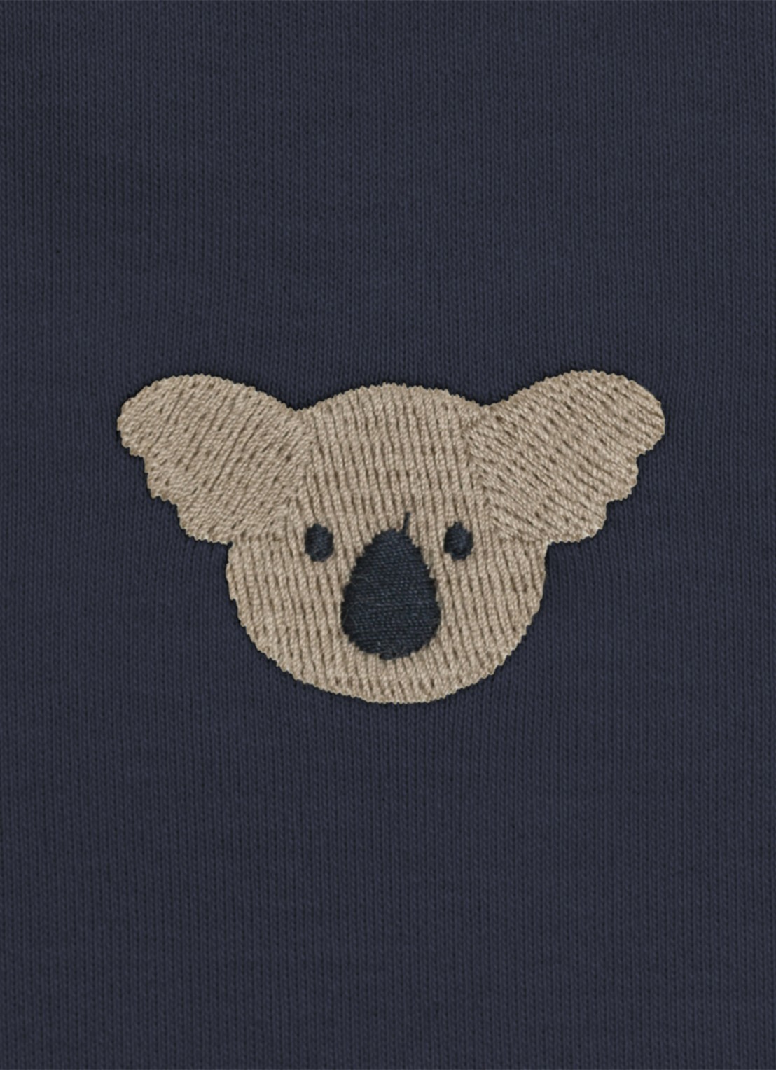 Donsje Amsterdam Jarne Koala t-shirt van katoen  - detail donkerblauw