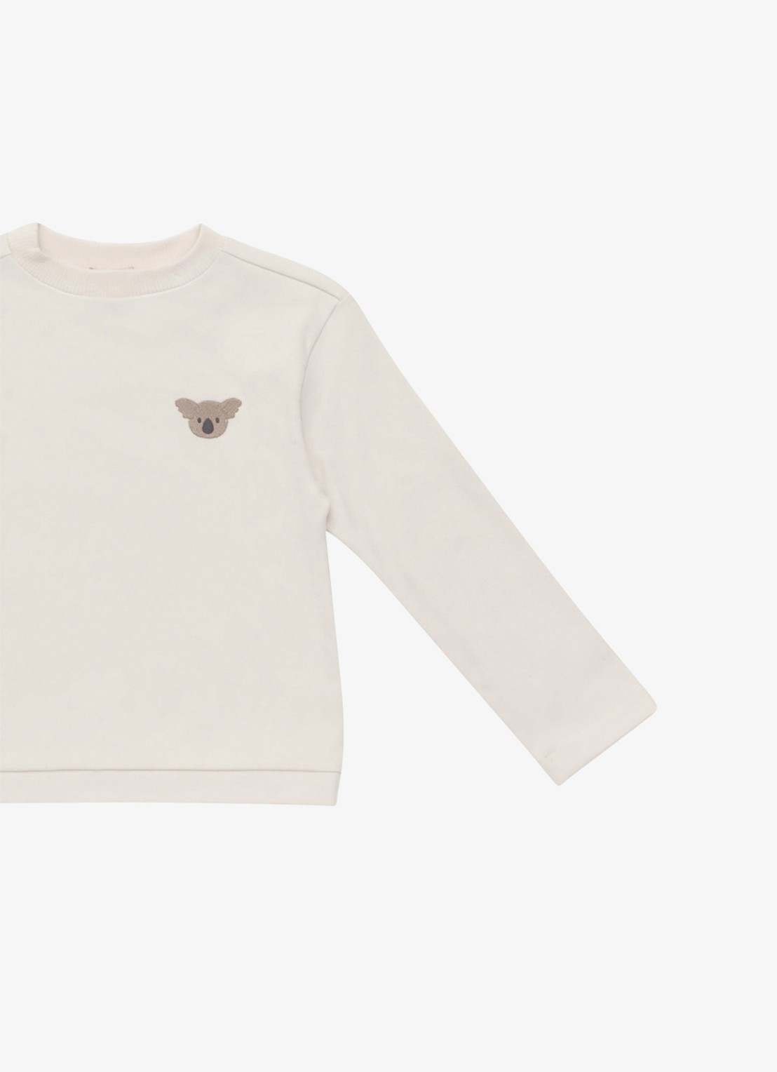 Donsje Amsterdam Jorijn sweater van katoen - detail 3 beige