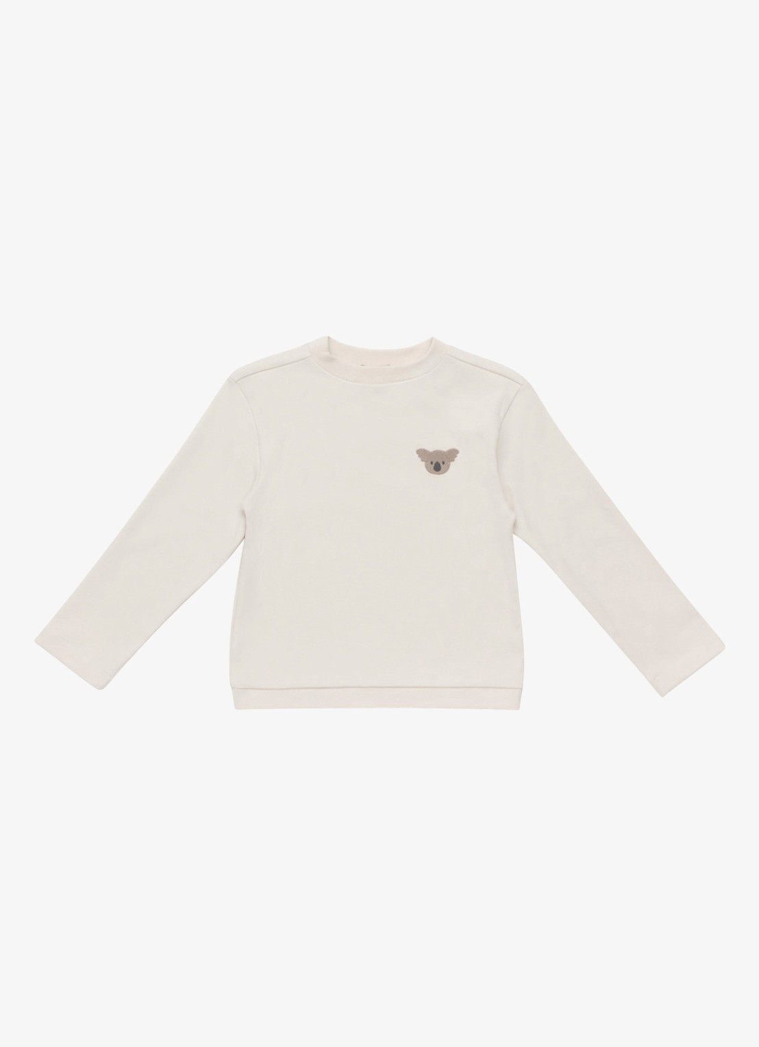 Donsje Amsterdam Jorijn sweater van katoen - voorkant beige