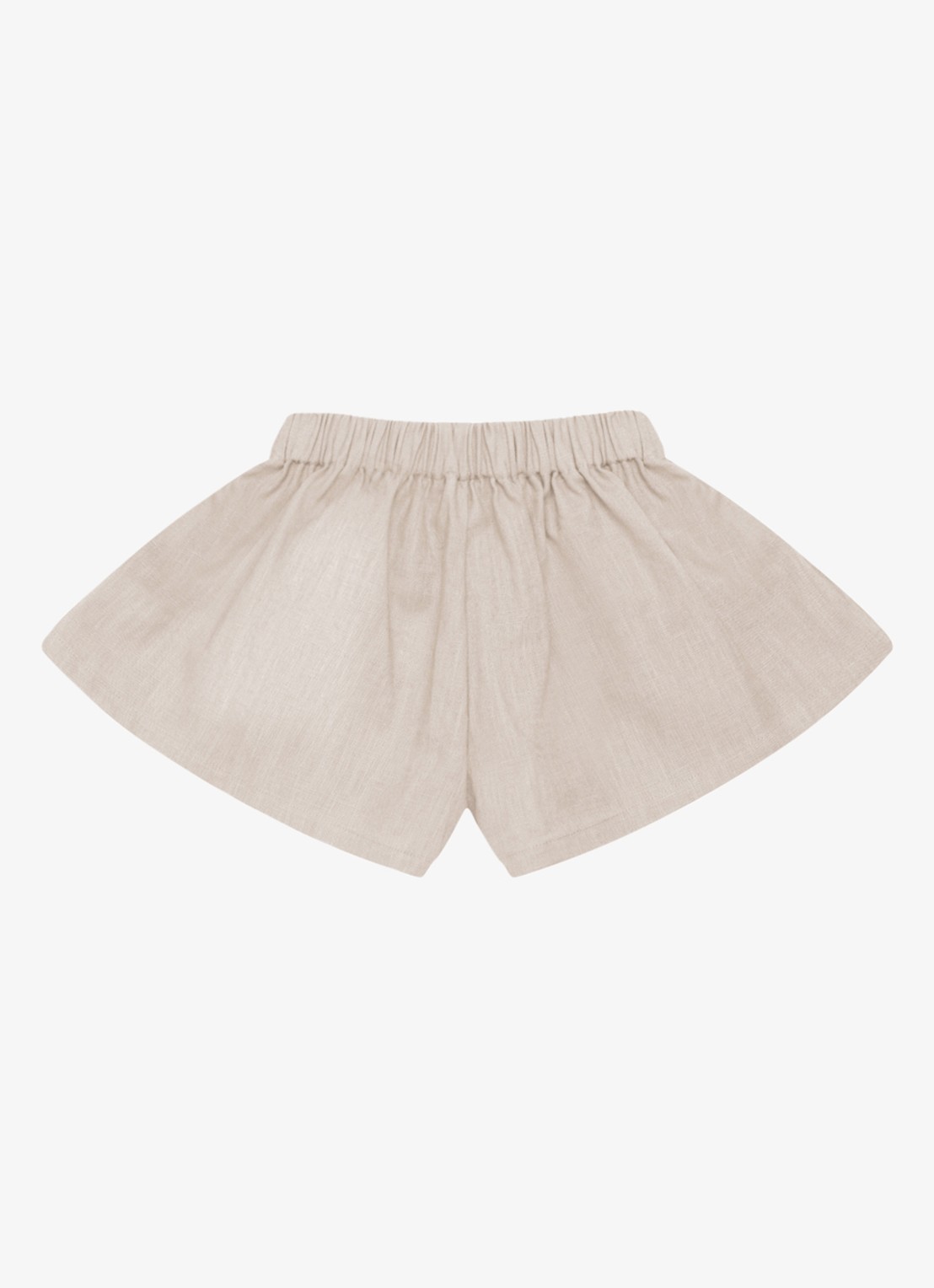 Donsje Amsterdam Jorin korte broek in linnenblend - achterkant 4 taupe