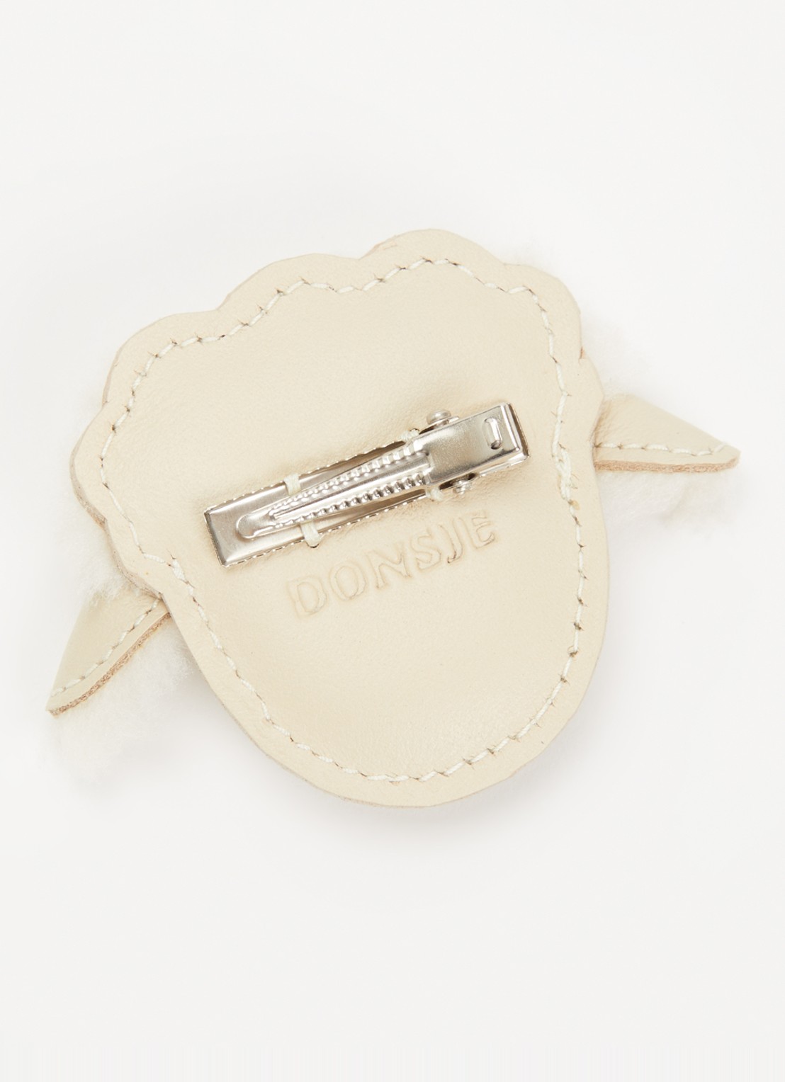 Donsje Amsterdam Josy Exclusive Hairclip | Lammy - detail beige