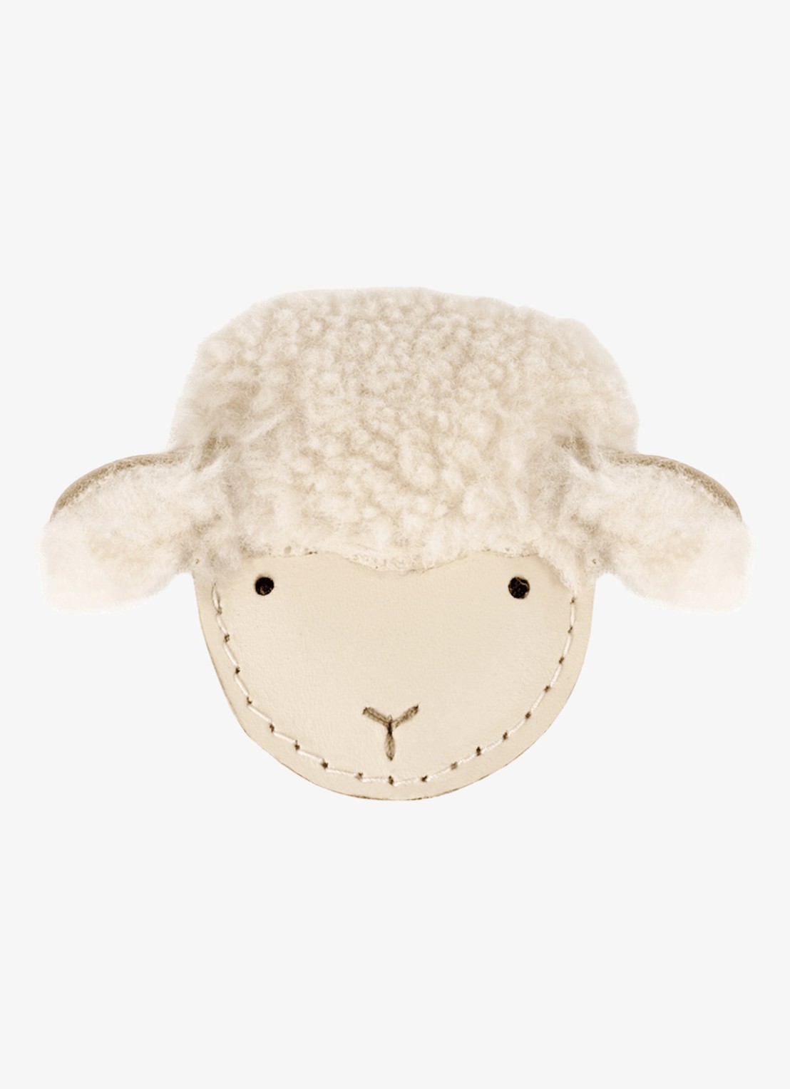 Donsje Amsterdam Josy Exclusive Hairclip | Lammy - voorkant 2 beige