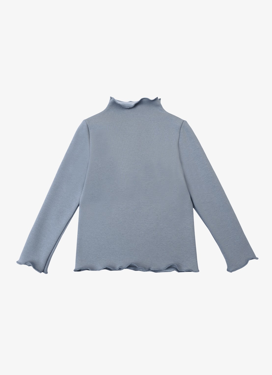 Donsje Amsterdam Jotte longsleeve met logoborduring - achterkant 3 blauw
